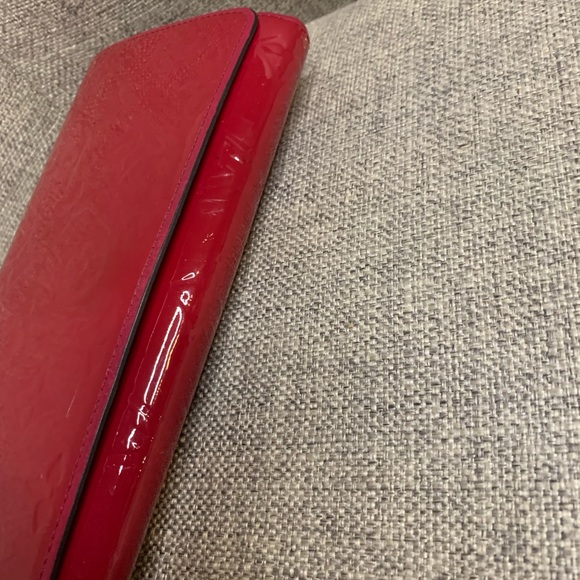 Louis Vuitton Monogram Vernis Portofeuille Sarah Wallet on Chain Pink - Picture 8 of 17